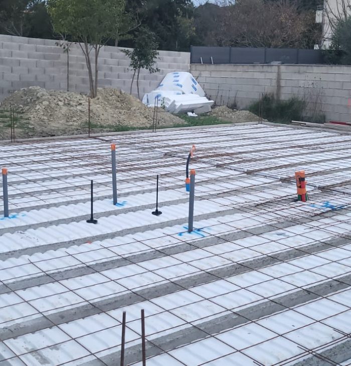 Préparation des évacuations des eaux usées