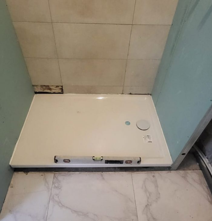 Remplacement du receveur de douche